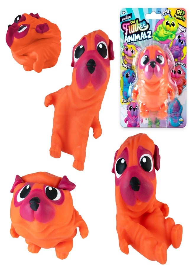 The Orb Factory ORB Funkee Monkee Animalz Dog Squishy Toys Mega 3 Pack (Set 2) - Adorable Stretchy, Squishy Dog Squishies - Fun Puppy Stress Ball Toys - Funkee Dog Fidget Toys and Sensory Toys for Kids and Adults - Image 5