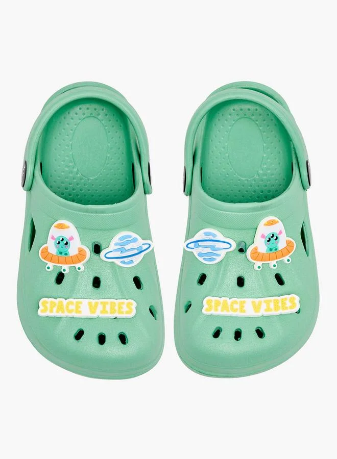 أكوا Boys Space Jibbitz Clogs