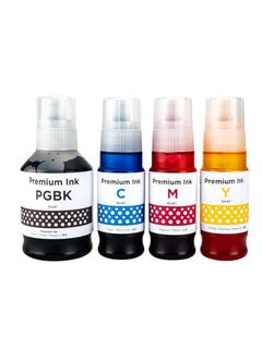 Terabyte G1420/G2420/G2460/G3420/G3460 (GI-41 ink set 4-Pack (PigmentBlack Cyan Magenta Yellow) GI 41 Compatible for CANON PIXMA G1420/G2420/G2460/G3420/G3460  - Image 1