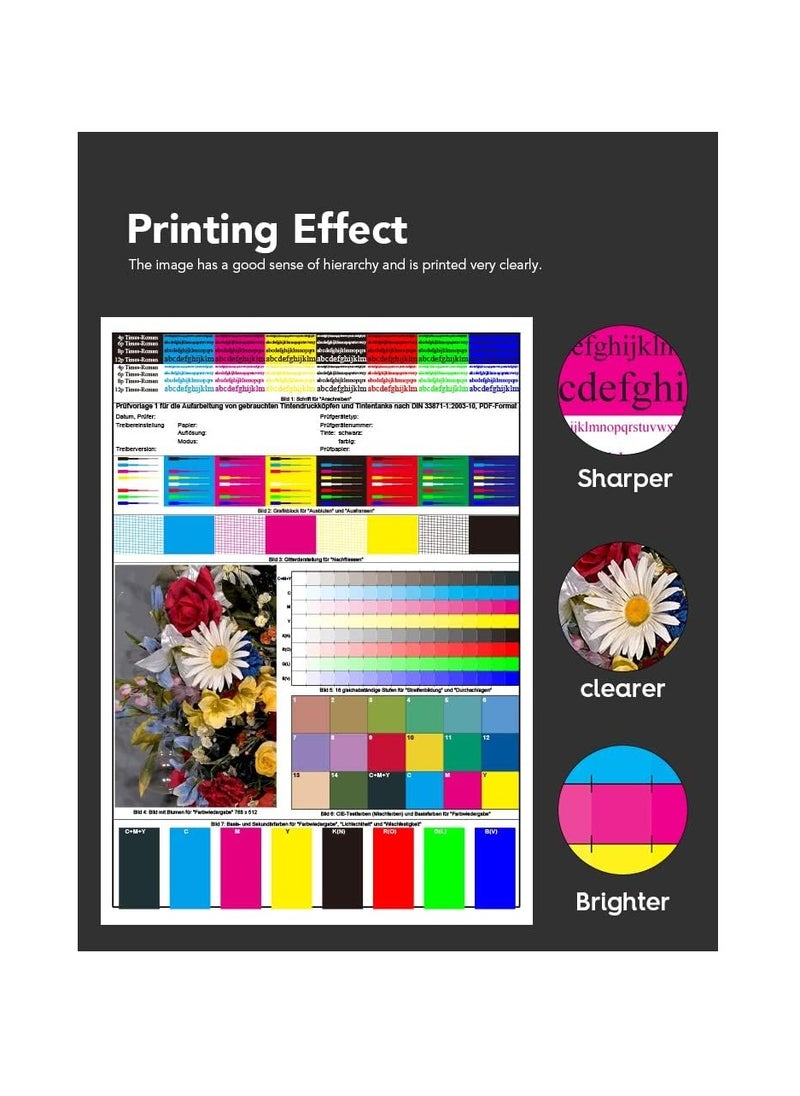 Terabyte G1420/G2420/G2460/G3420/G3460 (GI-41 ink set 4-Pack (PigmentBlack Cyan Magenta Yellow) GI 41 Compatible for CANON PIXMA G1420/G2420/G2460/G3420/G3460  - Image 2