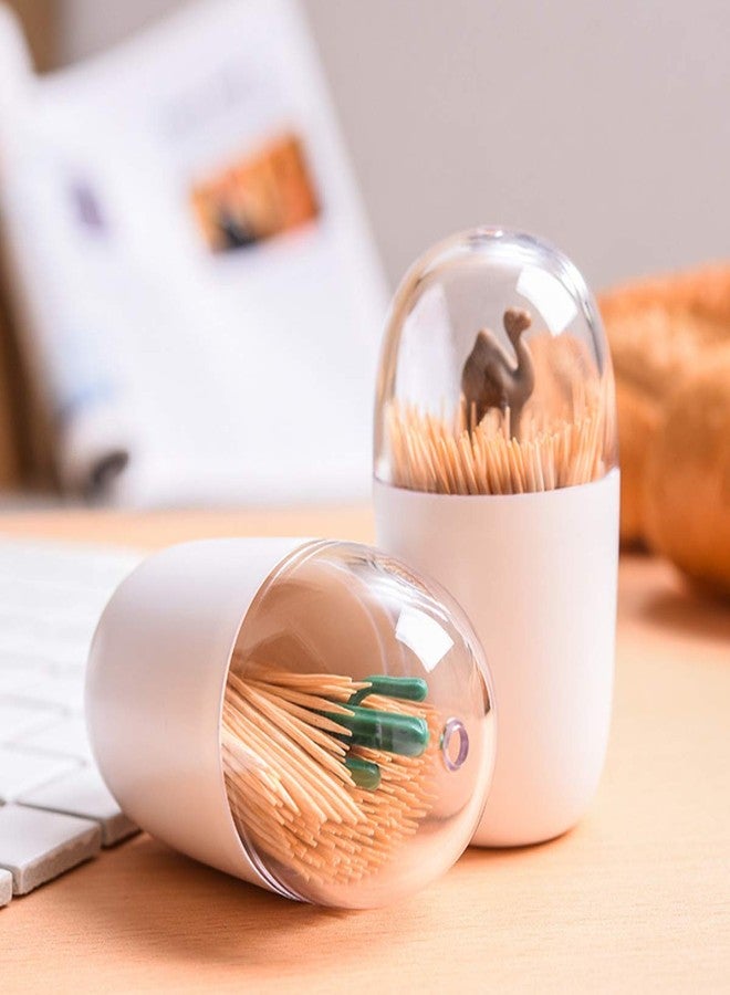 TabEnter 3D Cute Style Toothpick Dispenser, Toothpick Storage Box (Cactus) - Image 4
