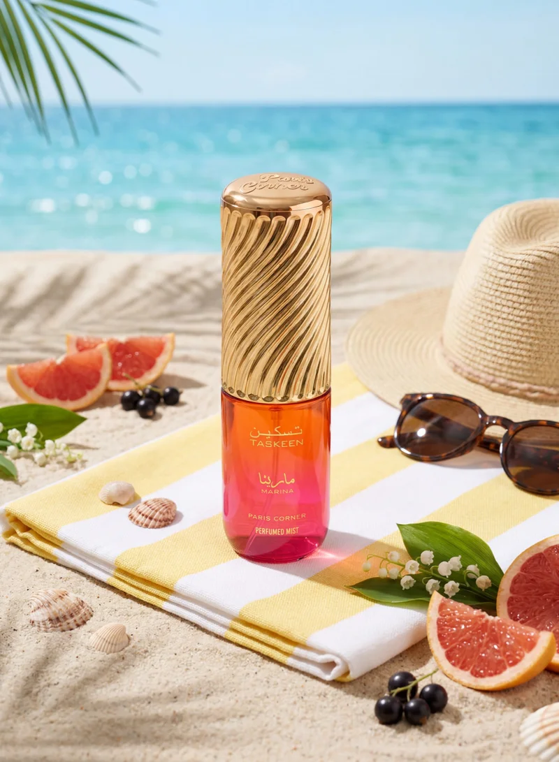 PARIS CORNER Paris Corner Taskeen Marina Body Mist for Women 200ml | Fresh Aquatic Citrus Fragrance | Long-Lasting Refreshing Body Spray