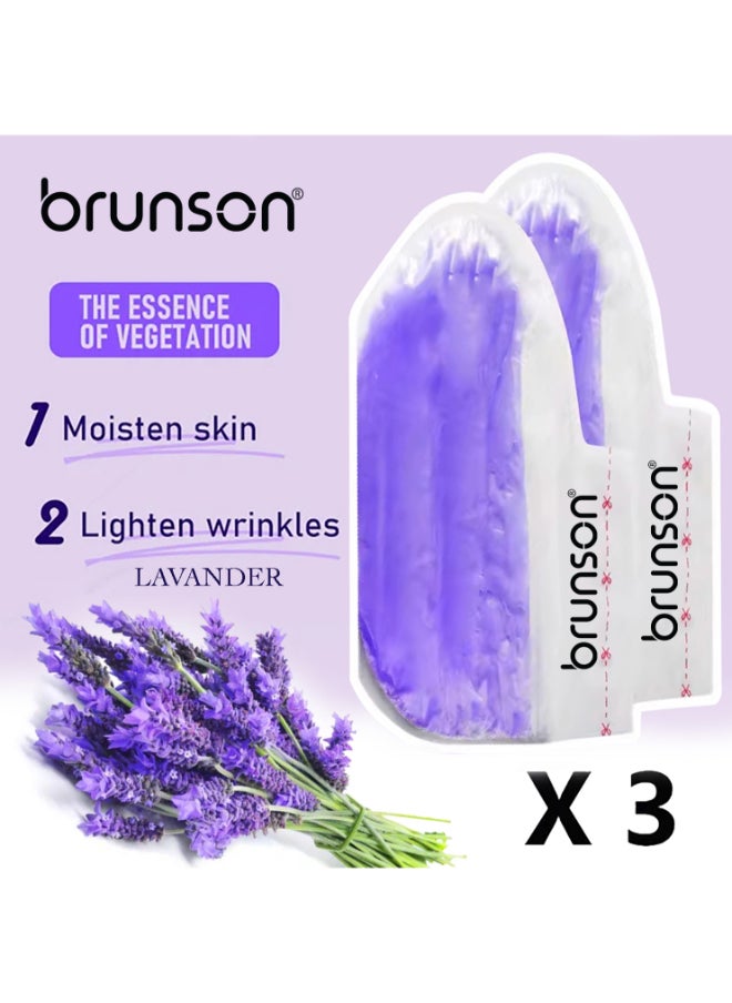 brunson - 2 Pieces Nourishing Paraffin Wax Soocks - Disposable Feet Paraffin Gloves Spa Treatment - Deep Hydration And Softness - Moisturizing Pedicure Socks Wax - Image 1