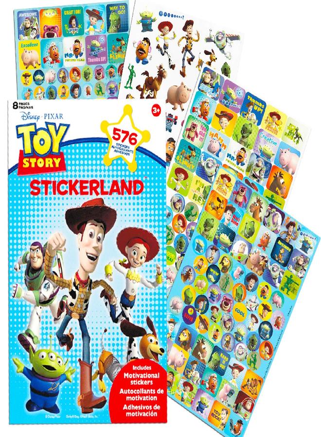 Toy Story Party Favors Pack ~ Bundle Includes Over 595 Toy Story Stickers and 50 Tattoos (Party Supplies) - Image 3