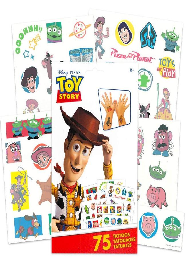 Toy Story Party Favors Pack ~ Bundle Includes Over 595 Toy Story Stickers and 50 Tattoos (Party Supplies) - Image 2