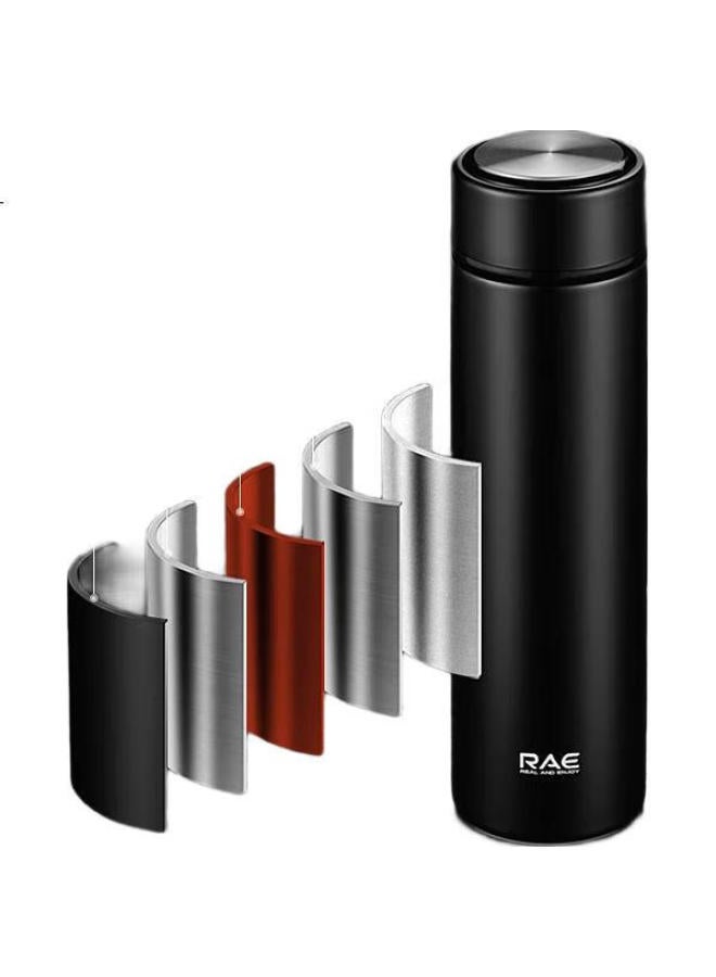 Rae Ran Ye (Rae) Insulated Mug Customization, College Student 304 Stainless Steel Tea Cup, 500Ml Deep Blue R3317 - Image 1