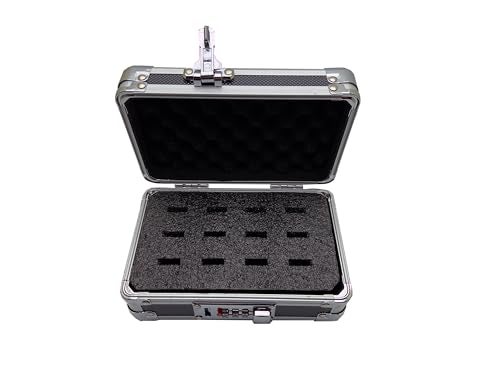 TECH STORE ON USB Drive Organizer Case (Aluminum – 12 Slots) – Shockproof & Antistatic Storage Box with Combination Lock | Protect Flash Drives, SD Cards & Accessories for Home or Office - Image 4
