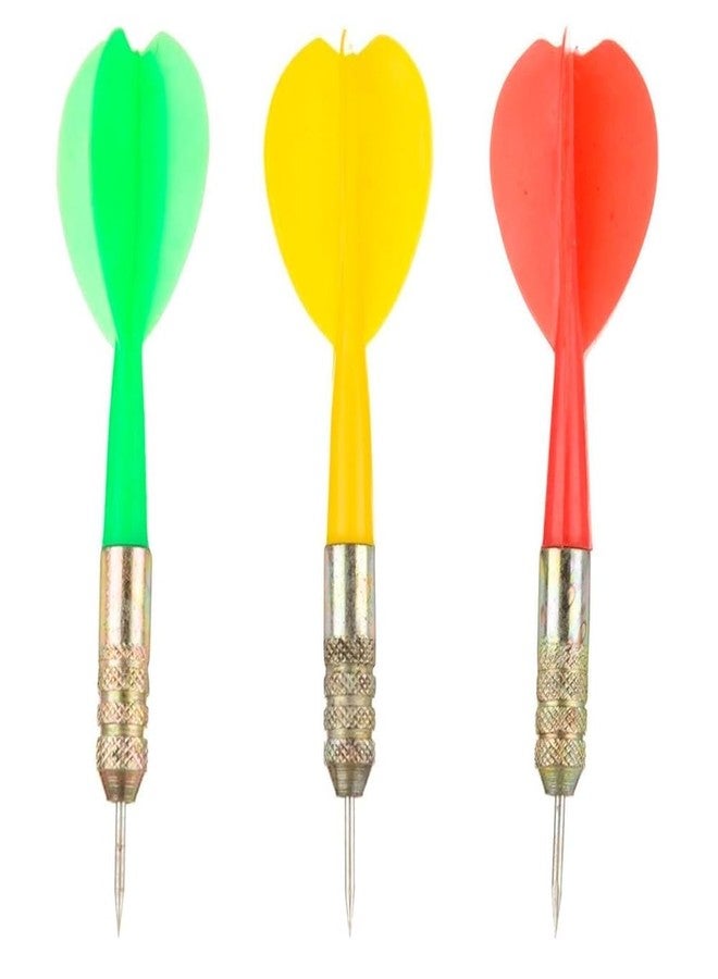 CanBee Steel and Bras Darts, Stainless Steel Needle Tip Dart, Pain Pastic and Magnatic Darts | Ideal for Party Game Entertainment Adult Teenager and Kids (Small Plain Dart 3) - Image 1