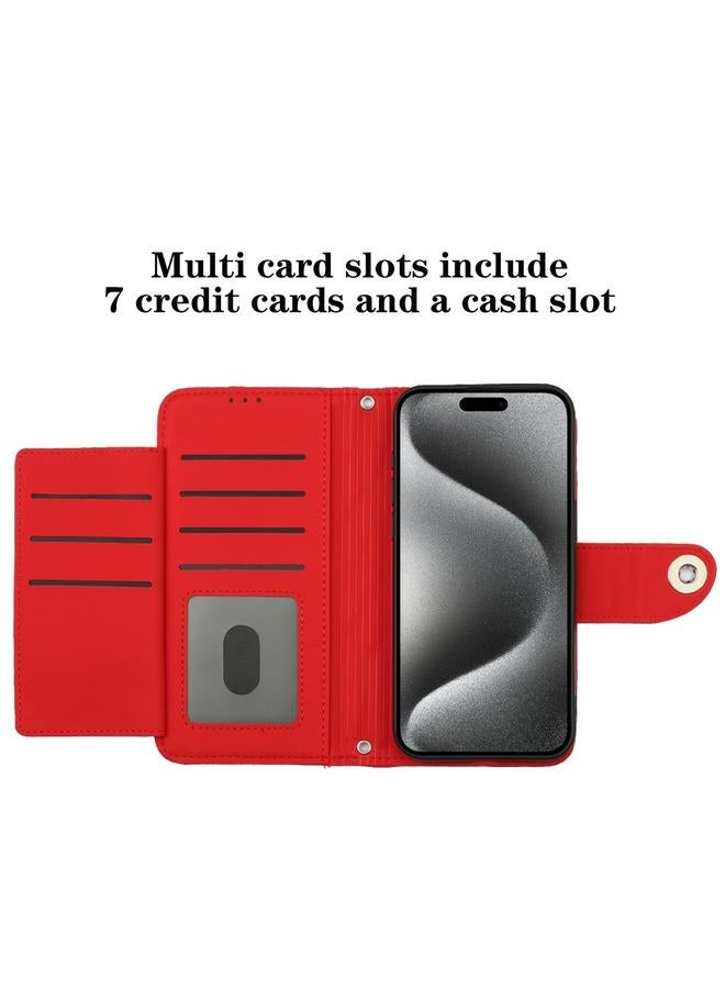 اس-توب جراب هاتف iPhone 13 Pro مصنوع من الجلد بتصميم معيني مع حبل تعليق - Image 5