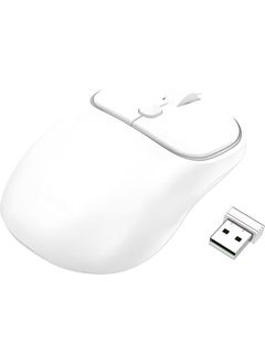 Polham 2.4g Dual Mode Aerodynamic Silent Wireless Mouse, Windows, Linux, Mac Os Compatible Mouse  - Image 1
