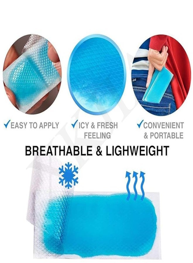 10 PCS Cooling Patch for Fever Relief, Instant Cool Gel Sheets for Kids & Adults, Long Lasting (CP-101) - Image 3