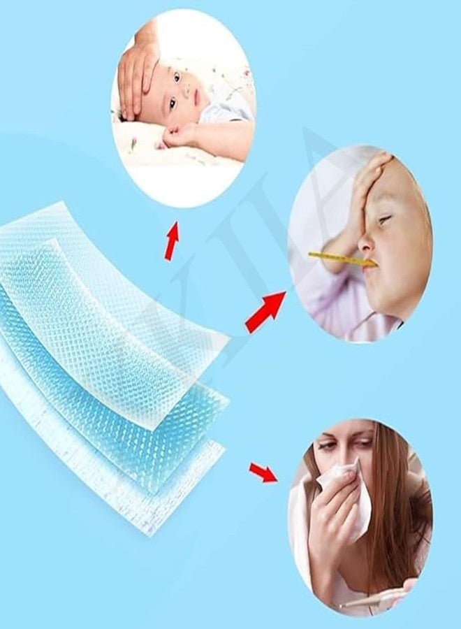 10 PCS Cooling Patch for Fever Relief, Instant Cool Gel Sheets for Kids & Adults, Long Lasting (CP-101) - Image 4