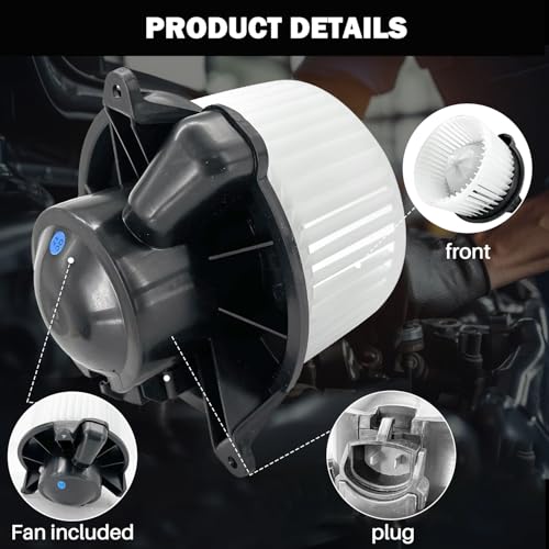 Aspligo 700139 AC Heater Blower Motor Fan Assembly Fit for Ford Expedition 2003-2006, f-150 2004-2008, for Lincoln Navigator 2003-2006 2C3Z19834AA, 6L1Z19805B - Image 3
