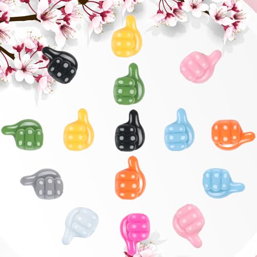 Deftomo 36 Pcs Pencil Holder for Desk Kids, Self Adhesive Adhesive Cable Clips, Silicone Thumbs Up Outdoor Command Hooks for Cords, Wall, Keys - Image 5