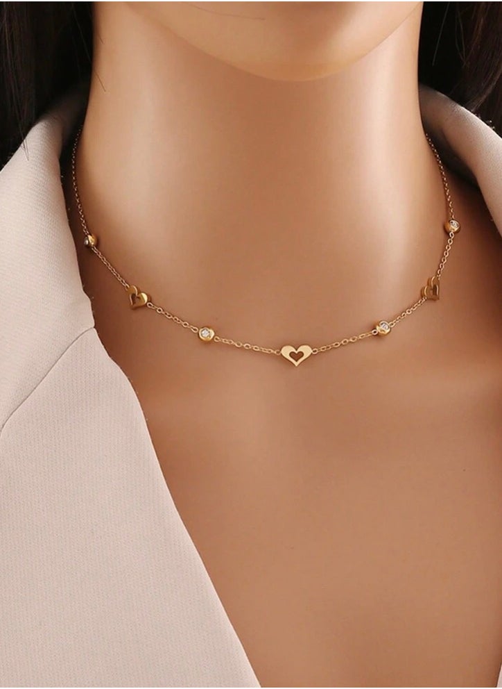 NEW STYLE - Stylish & Elegant Choker Necklace For Women Made Of Stainless Steel - Image 1