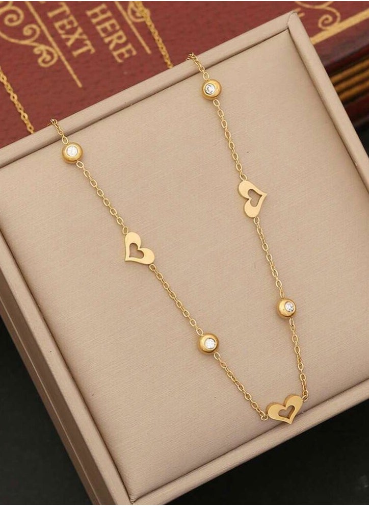 NEW STYLE - Stylish & Elegant Choker Necklace For Women Made Of Stainless Steel - Image 1