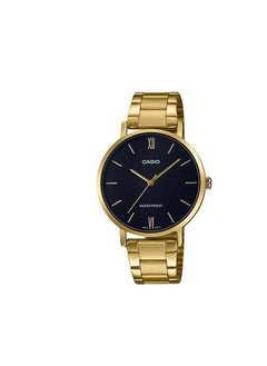 CASIO Stainless Steel Analog Wrist Watch LTP-VT01G-1BUDF - 34 mm - Gold 