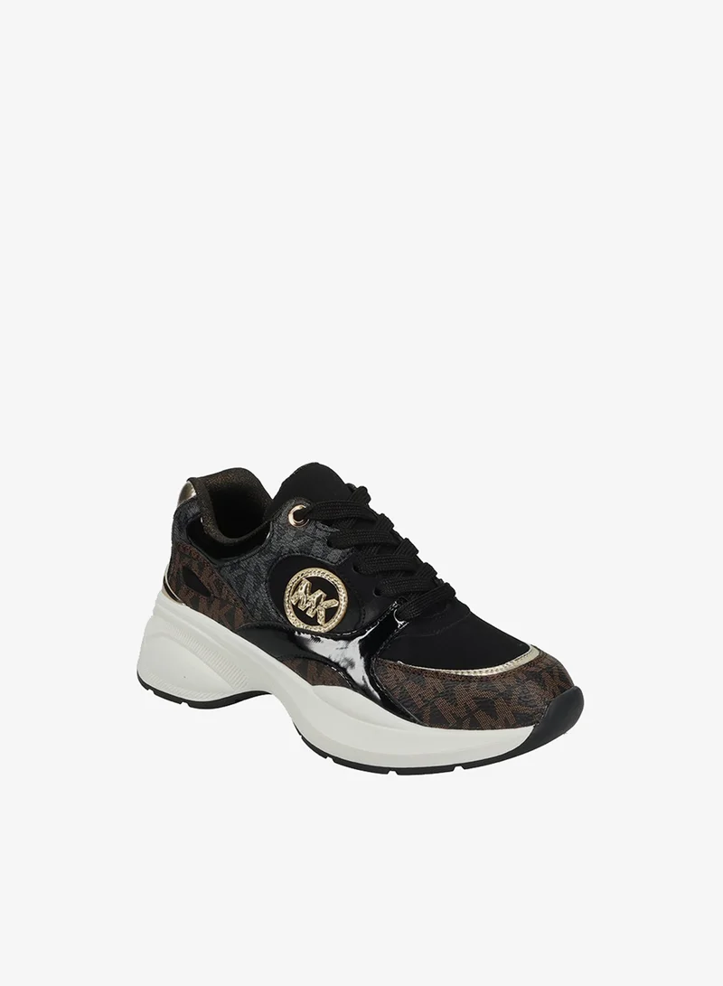 Michael Kors  ZUMA Monogram Chunky Sneakers  | Best Price UAE