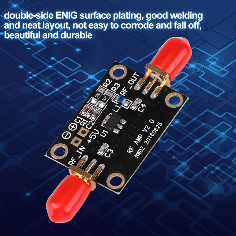 Wideband LNA 10KHz-6GHz Ultra Bandwidth - Immersion Gold Process High Input Power Low Noise Amplifier for HAM Radio RTL SDR - Image 3