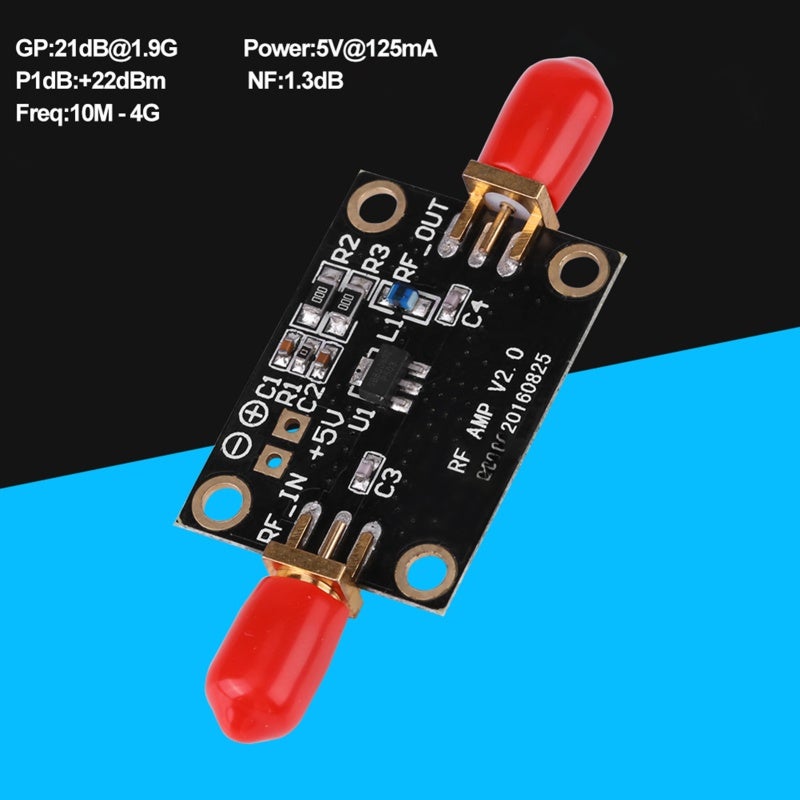Wideband LNA 10KHz-6GHz Ultra Bandwidth - Immersion Gold Process High Input Power Low Noise Amplifier for HAM Radio RTL SDR - Image 4