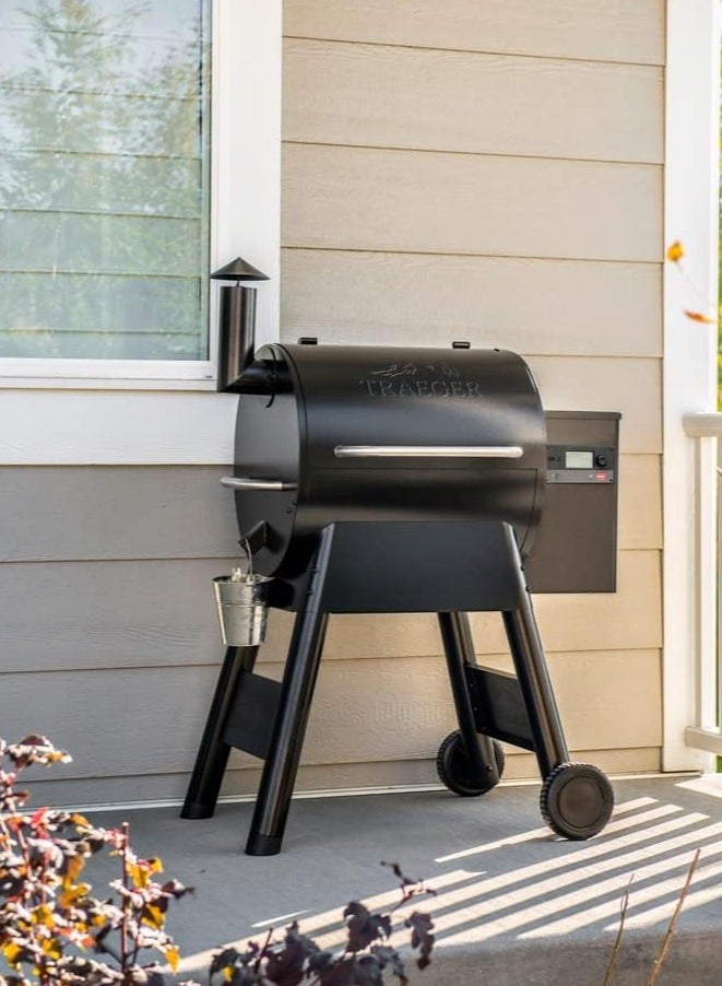TRAEGER Pro 575 Electric Wood Pellet Grill and Smoker, Bronze, 572 Square Inches Cook Area, 500 Degree Max Temperature, Meat Probe, 6 in 1 BBQ Grill with WiFi and app, Black - Image 2