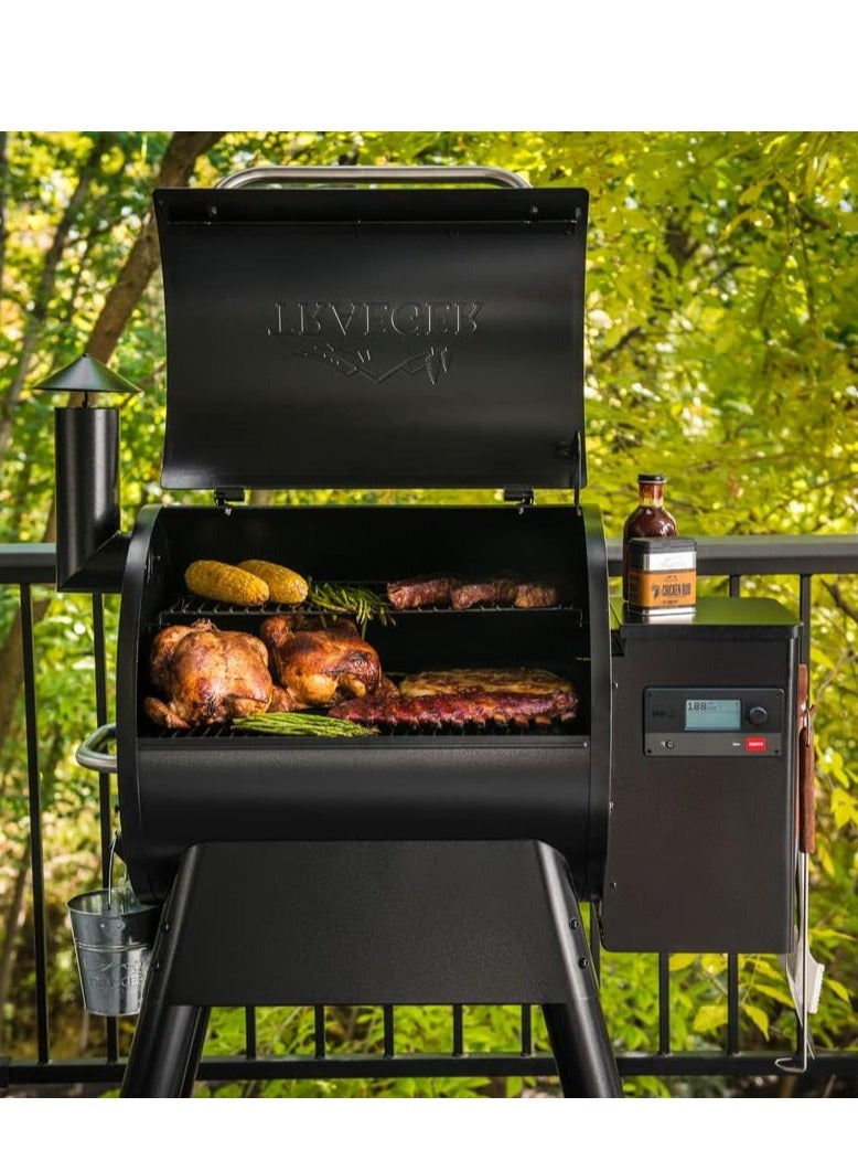 TRAEGER Pro 575 Electric Wood Pellet Grill and Smoker, Bronze, 572 Square Inches Cook Area, 500 Degree Max Temperature, Meat Probe, 6 in 1 BBQ Grill with WiFi and app, Black - Image 3