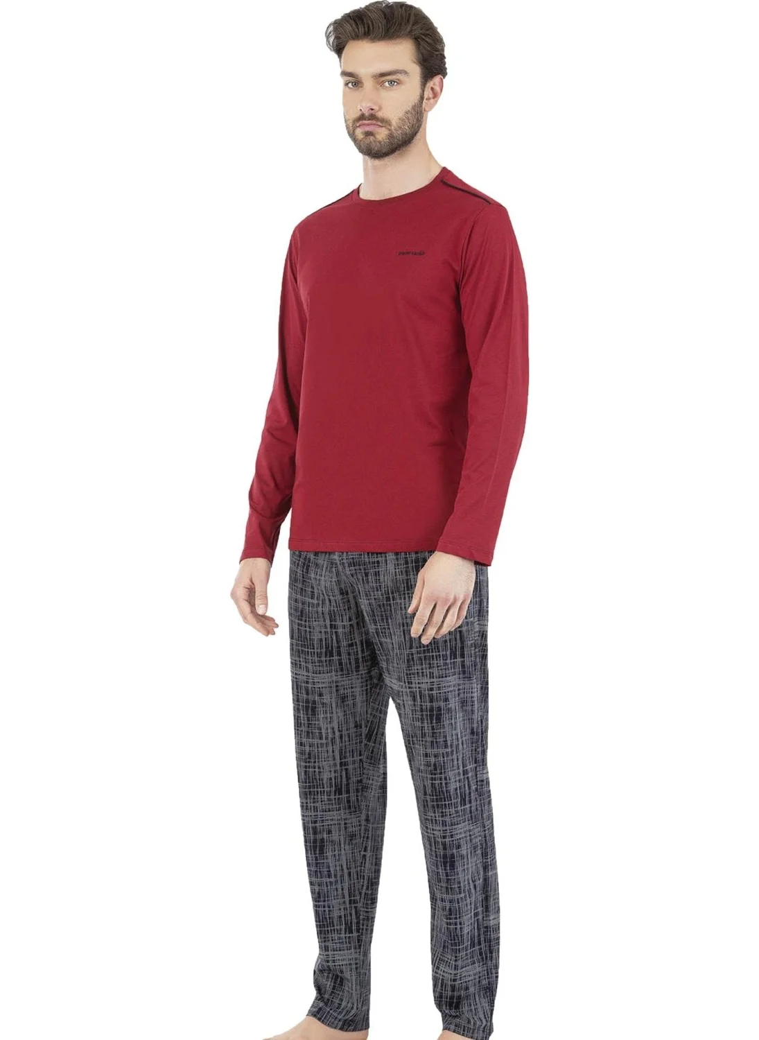 بيير كاردان Boxed Men's Pajama Set, 100% Cotton