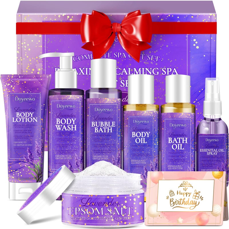 Spa Gifts for WomenRelaxing Stress Relief Birthday Gifts Spa Self Care Basket Package Gift Set for Best Friend Mom Her Wife Sister Anniversary Valentines Mothers Day Christmas Stocking Stuffers