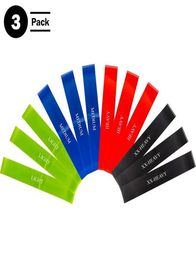 Home-Complete Resistance Bands for Working Out - Workout Band Loop 12-Pack - Exercise Bands with 4 Levels for Toning, Stretching or Physical Therapy by Home-Complete - Image 5
