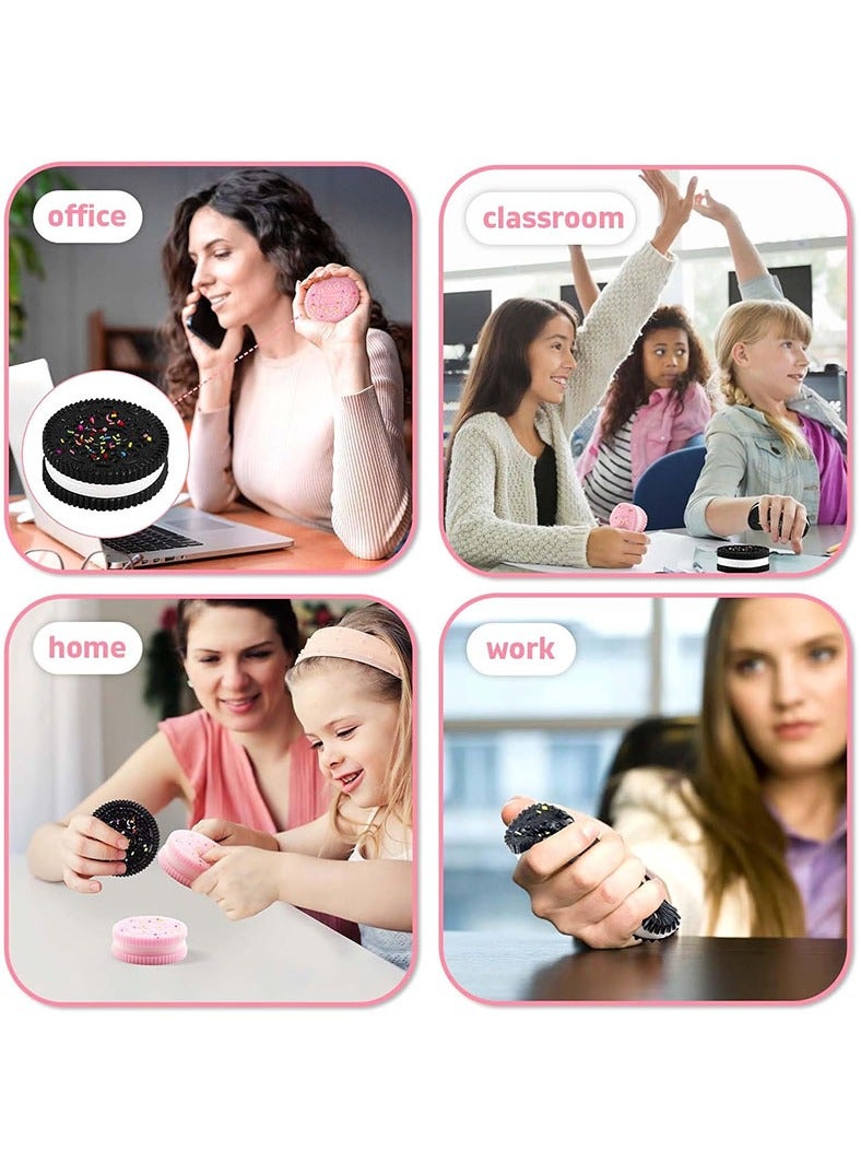 Muyixin 2Packs Cookie Squeeze Toys Squishies Decompression Fidget Toys for Anxiety - Image 4