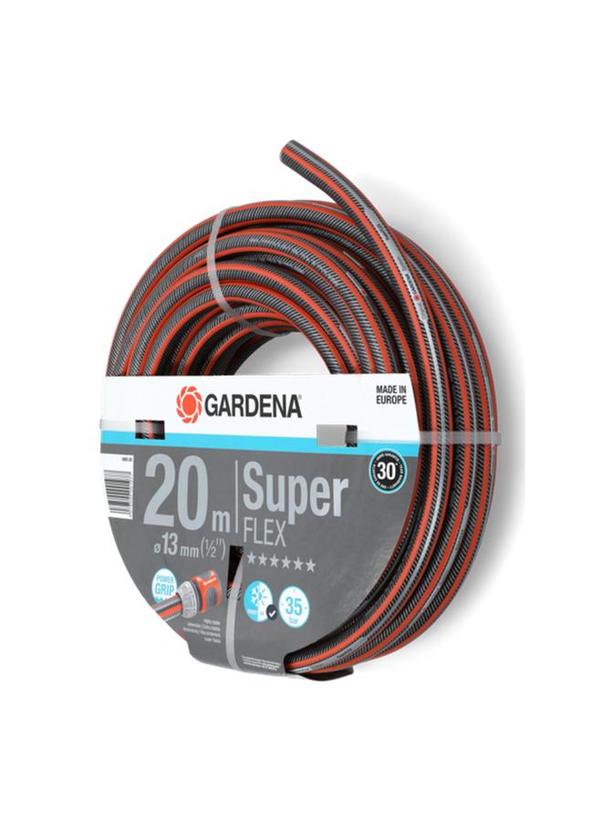غاردينا خرطوم حديقة سوبر فليكس باللون الرمادي والبرتقالي 20 متر × 1/2 بوصة - Image 3