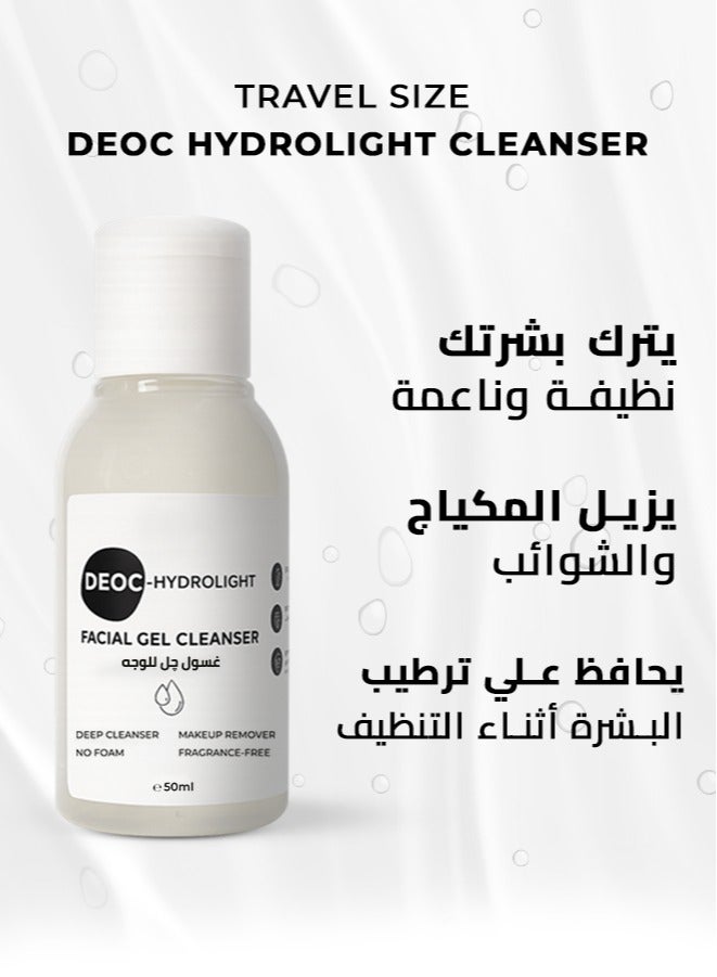 deoc Hydrolight Facial Gel Cleanser Travel Size - Image 3