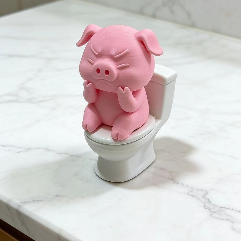 White Pink Potty Pal Plastic Toilet Training Chair Buddy Decorative - Image 1