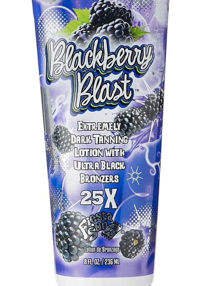 Fiesta Sun Blackberry Blast Extremely Dark Tanning Lotion with Ultra Black Bronzers - 236 ml - Image 1