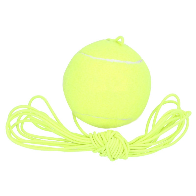 Leijiaer Tennis Training Ball: 1 Pc High-Quality Durable Lightweight Ball with Elastic String - Easy-to-Use No Ball Pickup Rebound Tool for Beginner Intermediate Players Home Driveway Garage Practice - Image 1