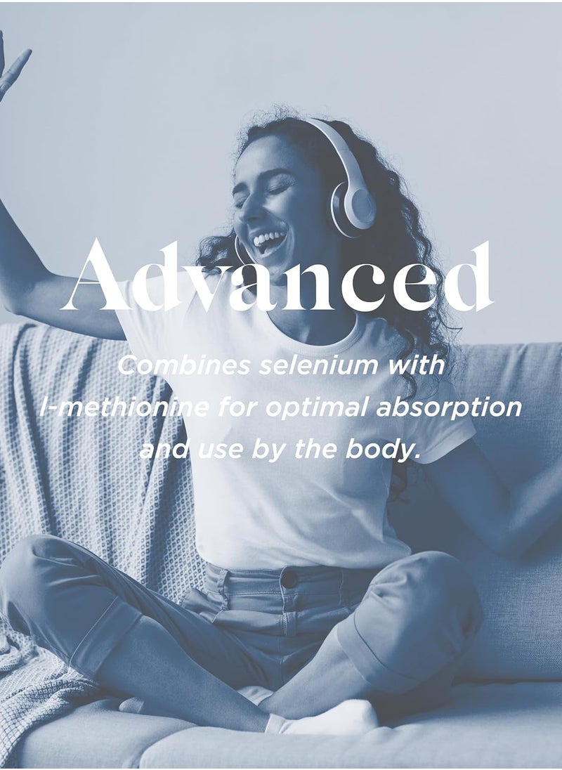 Biocare - Selenium Selenomethionine For Immune And Antioxidant Support 60 Vegetable Capsules Food Supplement - Image 1