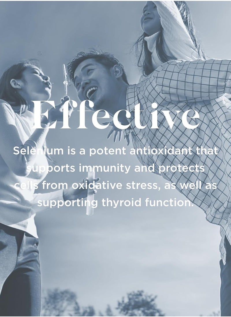 Biocare - Selenium Selenomethionine For Immune And Antioxidant Support 60 Vegetable Capsules Food Supplement - Image 1