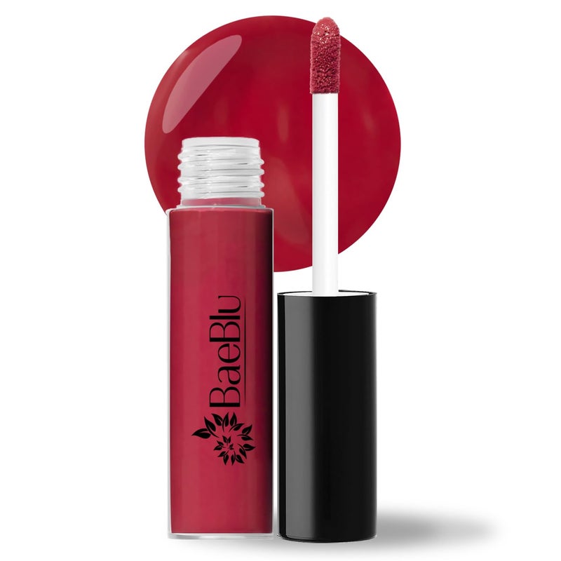 BaeBlu Organic Vegan Lip Gloss, 100% Natural Non-Toxic Moisturizing Ingredients, Camellia - Image 1