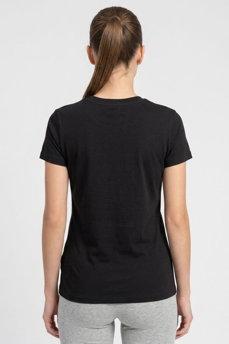 PUMA Women Sportswear Fit Short Sleeve Training T-Shirt, Black - Image 4