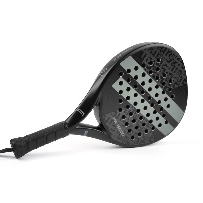 Padel Racket Carbon Fiber Surface with EVA Memory Flex Foam Core Padel Tennis Racquets Lightweight 8200gray