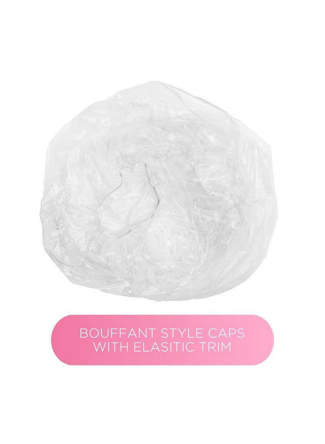 Adama Disposable Shower Conditioning Processing Caps Xxlarge Size For Processing Conditioning Showering Voluminous Hair Protects Long Hair Styles 10 Disposable Caps Clear  - Image 5