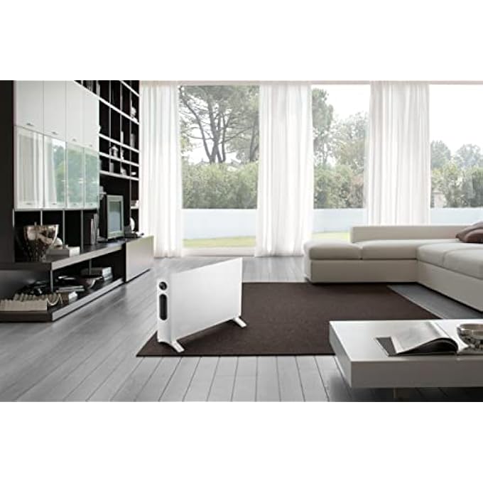 HSX4324E.WH, 2,4KW THERMO CONVECTOR HEATER WITH DIGITAL THERMOSTAT, LED DISPLAY, 3 POWER LEVELS,24H TIMER WHITE - Image 2