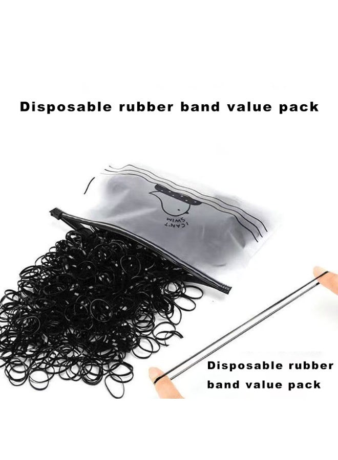 ميأميأ شريط مطاطي لرباط شعر الأطفال برباط مطاطي لشعر الأطفال ربطة شعر ضفيرة ضفيرة جلدية عالية المرونة متينة مضادة للشيخوخةعصابات مطاطية صغيرة مرنة ناعمة لضفائر شعر الأطفال - Image 2