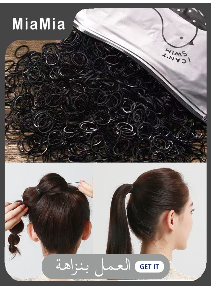 ميأميأ شريط مطاطي لرباط شعر الأطفال برباط مطاطي لشعر الأطفال ربطة شعر ضفيرة ضفيرة جلدية عالية المرونة متينة مضادة للشيخوخةعصابات مطاطية صغيرة مرنة ناعمة لضفائر شعر الأطفال - Image 1