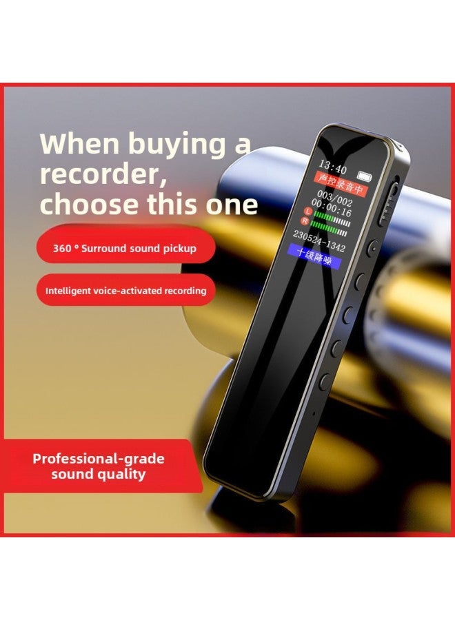 Generic Professional HD Noise Reduction Recording Pen Super Long Standby Class Large Capacity Recorder Voice To Text-Color:Top Version [ten-level Noise Reduction] Enlarged Battery-Capacity:Free Memory 128g [limited Edition With Lanyard] 20-year Warranty  - Image 4