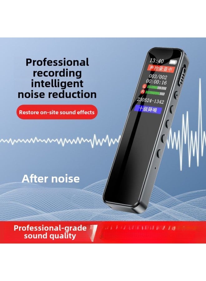 Generic Professional HD Noise Reduction Recording Pen Super Long Standby Class Large Capacity Recorder Voice To Text-Color:Top Version [ten-level Noise Reduction] Enlarged Battery-Capacity:Free Memory 128g [limited Edition With Lanyard] 20-year Warranty  - Image 3