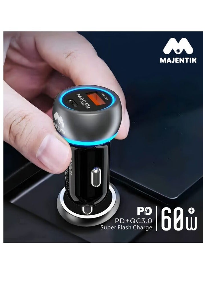majentik Majentik Car Charger Head M-CC01 60w  - Image 2