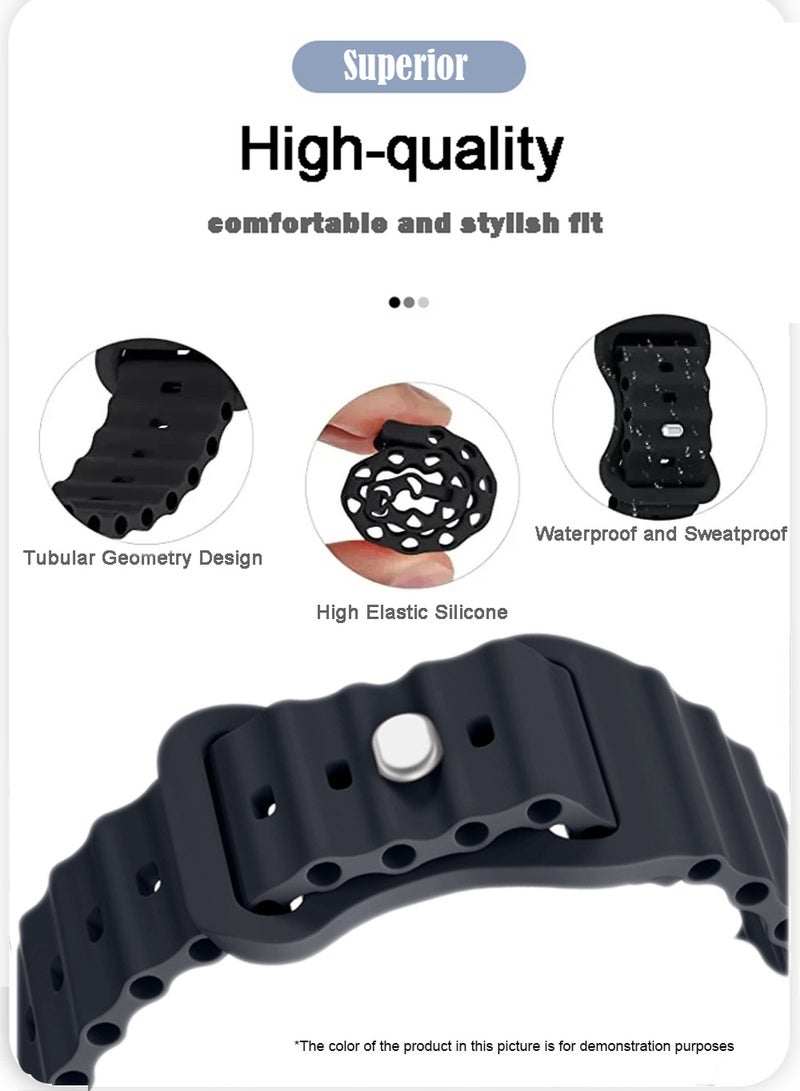 فراشة إغلاق الرياضة سيليكون الفرقة ل 42/44/45/46/49 مم أبل ووتش - Image 5