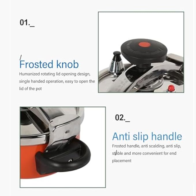 BusoTh 2L Stainless Steel Pressure Cooker 2 Liter Smart Pressure Cooker Canner Efficient And Fast Cooking Safety Electric Multicooker For Gasinduction Cookers - Image 3