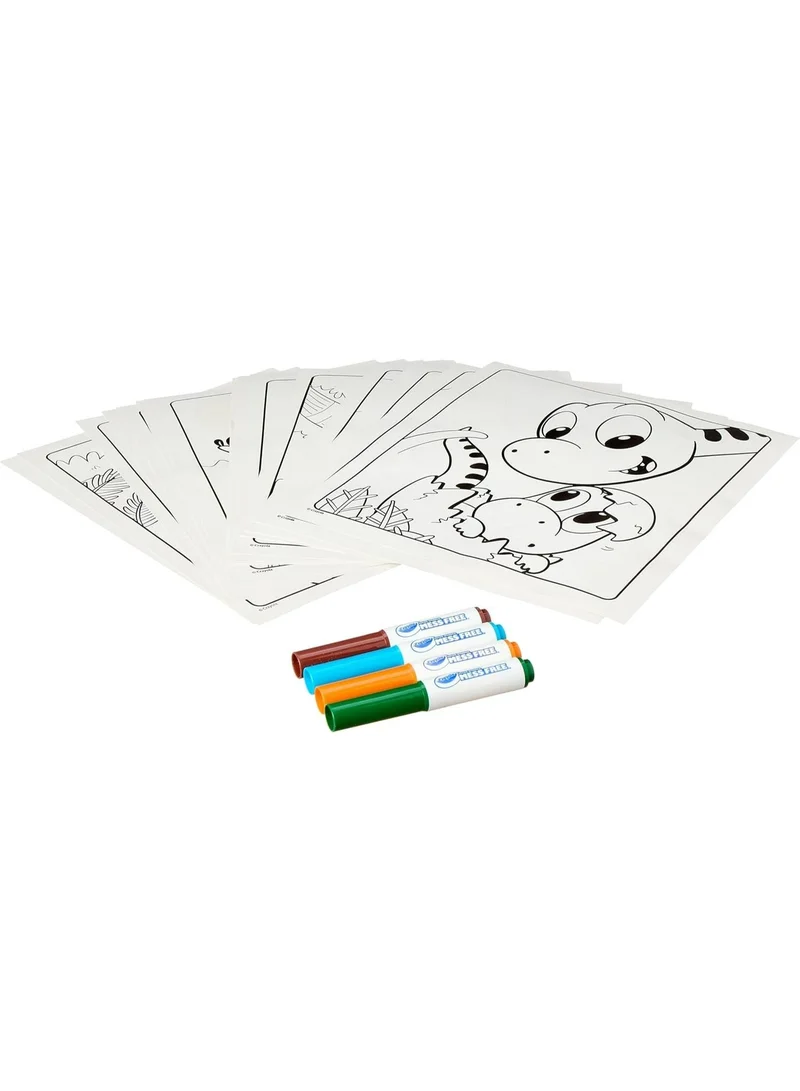 كرايولا Crayola - Color Wonder Dinosaur Coloring Set | Mess-Free Coloring for Kids - 18 Fun-Filled Coloring Pages | Foldalope Packaging for Easy Storage - Ideal Travel-Friendly Activity | Perfect Gift for Boys and Girls Ages 3+